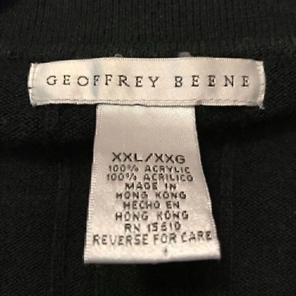 Geoffrey Beene Black Top. Soft material. XXL. - Picture 5 of 5
